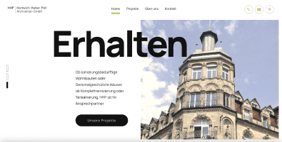 Mono - Best Website Competition Showcase - Hartwich Huber Poll Architekten