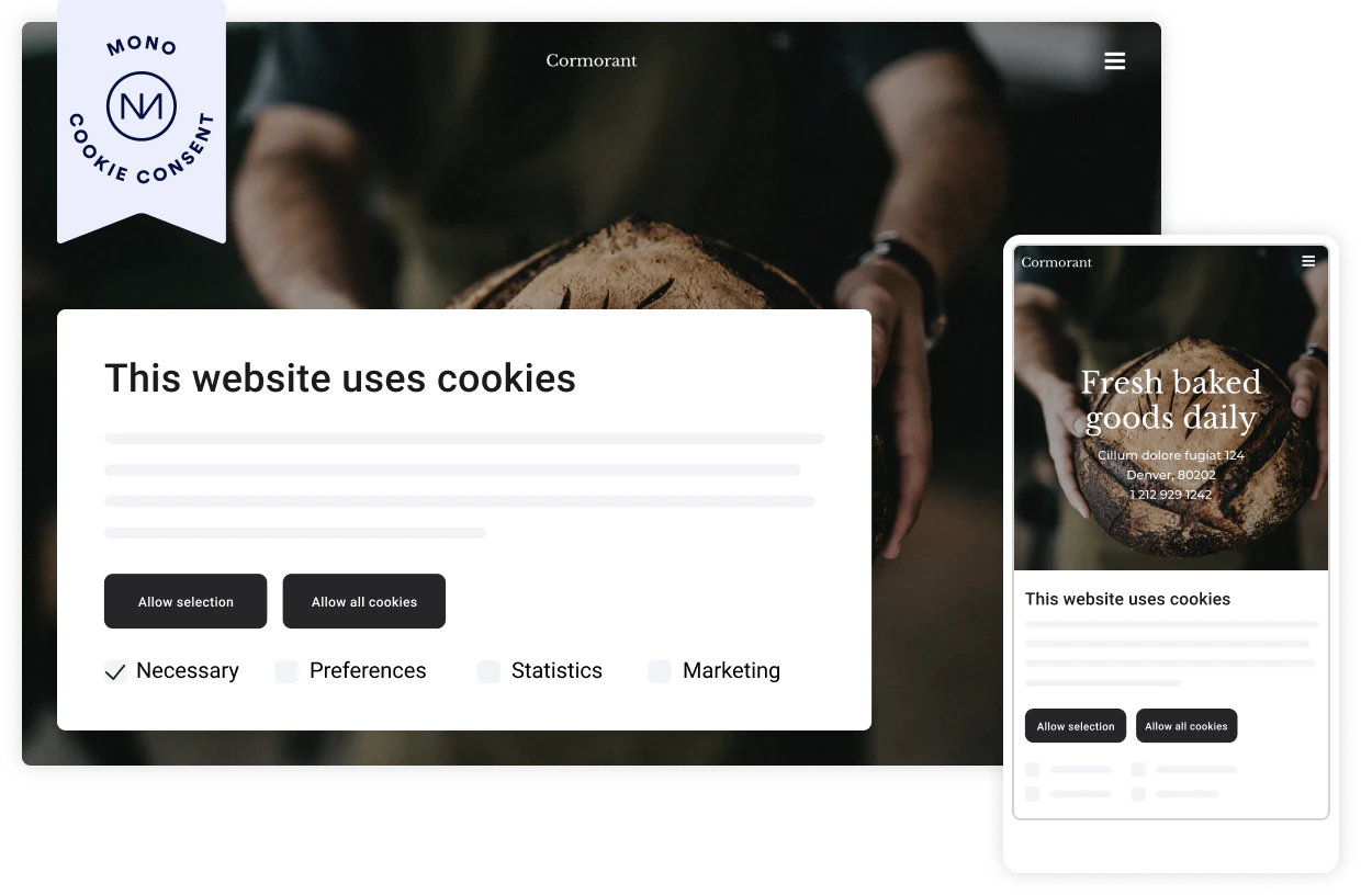 Mono Cookie Consent