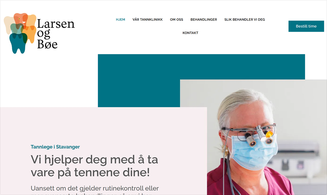 Mono Best Website Competition 2025 Showcase - Larsen og Bøe