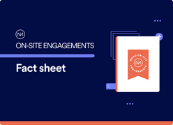 Mono On-Site Engagements fact sheet