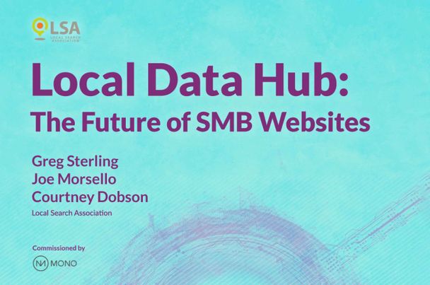 Cover image of the report: Local Data Hub - The Future of SMB Websites