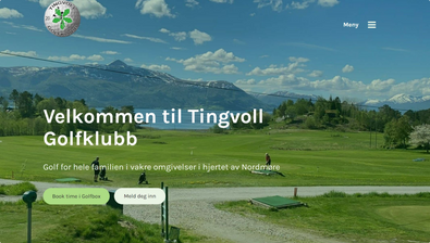 Mono - Best Website Competition Showcase 2023 - Tingvoll Golfklubb