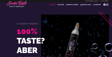 Mono - Best Website Competition Showcase - Soda Taste