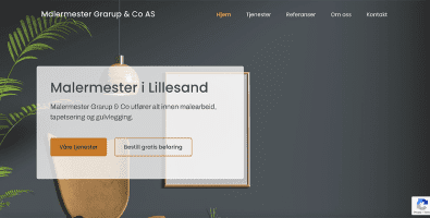 Mono Best Website Competition 2022 Showcase - Malermester Grarup