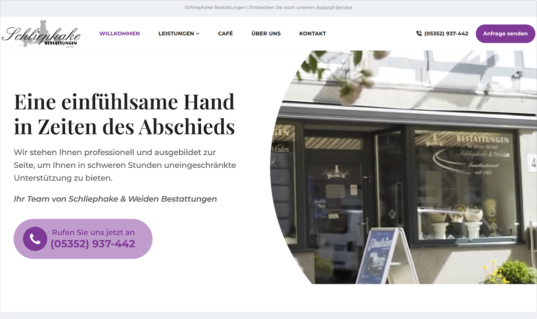 Schliephake Bestattungen by Kevin Rawe, Mediamagneten