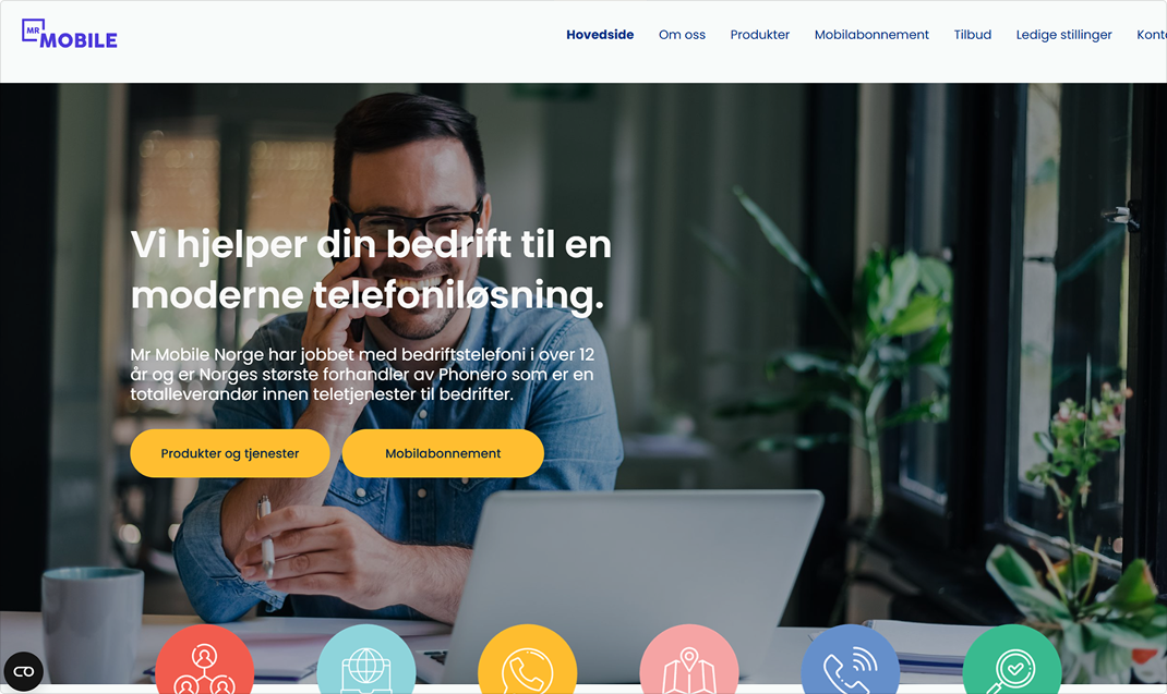 Mono Best Website Competition 2022 Showcase - Mr Mobile