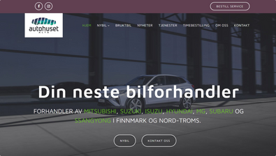 Mono - Best Website Competition Showcase 2023 - Autohuset Alta AS