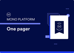 One pager: Mono Platform