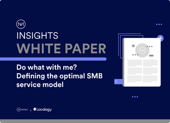 Mono Insights White Paper - Do what with me? Defining the optimal SMB service model