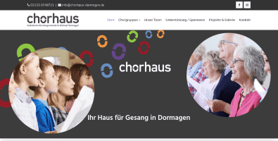 Mono - Best Website Competition Showcase - Chorhaus